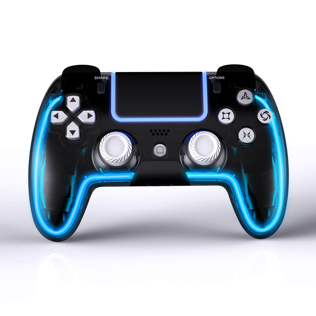 Honcam Wireless Controller Compatible for PS4 Slim Pro Console With Touch Pad Audio Gyro Double Vibration Function