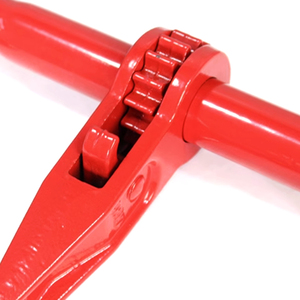 Nhiệm Vụ Nặng Nề Thép Hợp Kim Ratchet Căng Thẳng Loại Chuỗi Tải Chất Kết Dính Mù<span class=keywords><strong>a</strong></span> Xuân Ratchet Với Sling Móc Màu Đỏ Sơn - Product Image 3