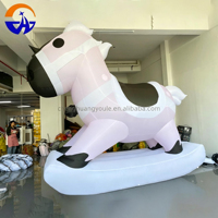Cheval à Bascule Gonflable Chenghuang 2026 – Manège pour Enfants, Parc d'Attractions, Cirque, Spectacles et Événements
