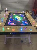 Table de jeu de poisson pliante en métal bon marché Armoire à jetons 6/8/10 joueurs Machine de jeu de poisson d'amusement vidéo