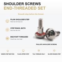Factory Custom Stainless Steel Shoulder Sealing Screw Anti Leakage Step Screw With Integrated Gasket Hardware Fastener
