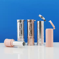 Maquillage haute qualité longue durée étanche à la transpiration cosmétiques Tube vide Tube de rouge à lèvres avec miroir