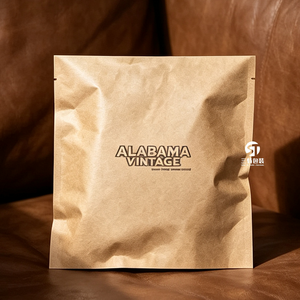 Sacs d'expédition personnalisés en papier kraft à fermeture auto-adhésive pour vêtements, enveloppes épaisses à soufflets latéraux avec bande de déchirement pour sous-vêtements et pulls - Product Image 2