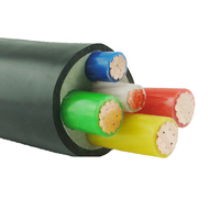 Câble d'alimentation en cuivre basse tension U1000 R2V RO2V 1000V 5*6 5*10 5*16mm2 Isolation PVC Bâtiment Monocœur Toronné Souterrain