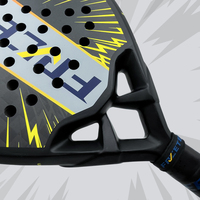 Raquette de padel portable en fibre de carbone 12K de marque personnalisée, directement de l'usine FRCETEE
