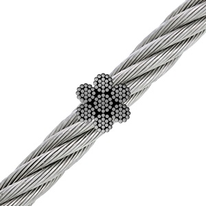 Câble en acier galvanisé en usine 1*19 2.6mm 3mm 4mm Câble en acier tressé anti-torsion avec une bonne qualité - Product Image 2