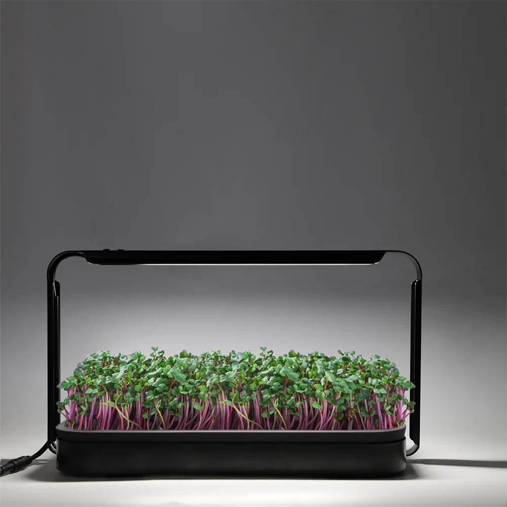Nampan pembibitan hidro penumbuh benih tanaman Led spektrum penuh cahaya penumbuh untuk Microgreens