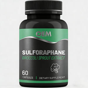 OEM/ODM Broccoliespruitextract Groentecapsules Natuurlijk Sulforaanaan Supplement Broccoliezaden Sulforaanaan Microcapsules - Product Image 2
