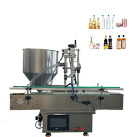 Machine de remplissage automatique à tête unique pour jus d'orange, contrôle PLC, pour le remplissage de liquides, aliments, boissons, eau, industries chimiques, bocaux