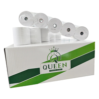 Voile 50 rouleaux dans une boîte 48Gsm 80X80Mm imprimante reçu personnalisé Guangzhou Bill matières premières petit caissier rouleau de papier thermique
