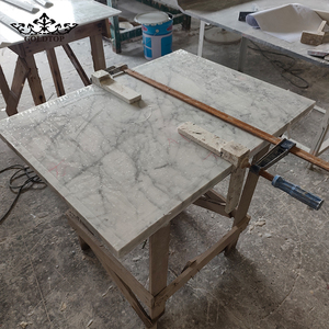 GOLDTOP STONE Polished Statuario Venato Marble Countertop for Modern Hotel and Kitchen Countertop Bathroom Vanity - Product Image 2
