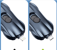 Produits populaires forme de voiture prise télescopique conception d'urgence Mini porte-clés banque d'alimentation pour Android pour Iphone