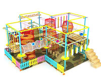 Cage suspendue combinée personnalisée pour installations d'extension pour enfants Cage à oiseaux pour parc d'aventure