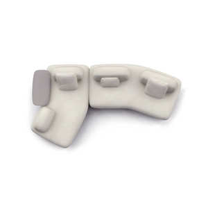 意大利设计康纳利皮革模块化沙发灯豪华舒适组合别墅冷却功能直形客厅套装 - Product Image 4