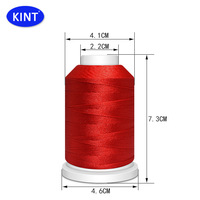 Fil de Soie Glacée Brillant Teint en Fil de Marque KINT, en Nylon, pour Pompons Tricotés à la Main, 500 Mètres, Cordon Style Tour, Pendentifs, Colliers