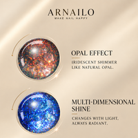 Vernis à ongles gel Aurora Ice Flakes 3D Fire Opal UV LED, gel pailleté irisé, non toxique, pour nail art, manucure, vente en gros, usage en salon
