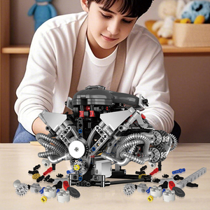 Set di 50 Pezzi Blocchi da Costruzione Motore Supercar Valkyrie, Scala 1:35, Giocattolo in Plastica ABS per Adulti - Product Image 6