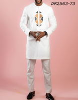 2025 ropa larga africana para hombre, traje de poliéster para hombre, Tops, camisa, pantalones, conjunto de 2 piezas, vestidos de boda africanos de poliéster de talla grande 4XL