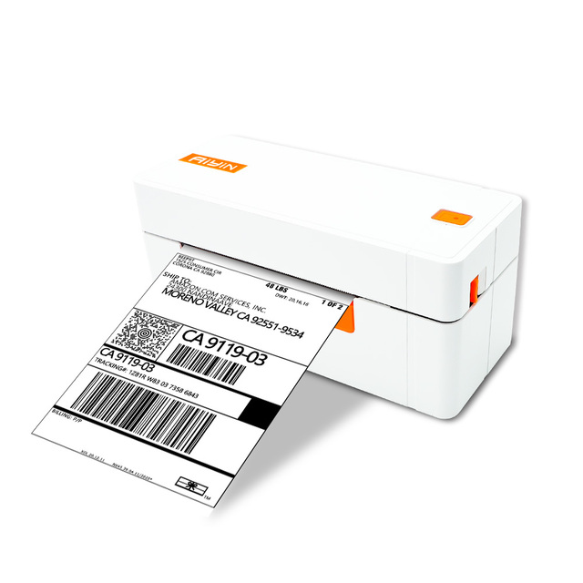 Desktop 110mm 4x6 Inch Thermal Barcode Label Sticker Printer Inkless bluetooth A6 Address Shipping Printer