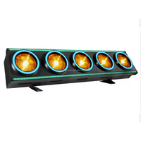 DMX 5x150W Amber LED Surface Panel Matrix Blinder Light avec anneau RVB pour les événements DJ sur scène