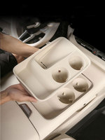 Support de tasse central pour l'intérieur de la voiture, chargeur sans fil, coussin en gel de silice pour Haval H6 2024 2025 2026, kit d'accessoires automobiles
