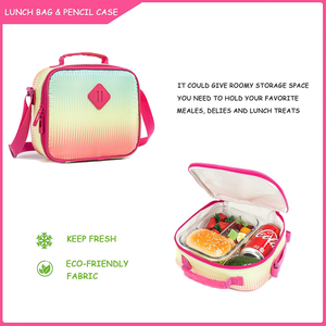 Mochila con Ruedas para Niñas, Mochila Escolar con Ruedas para Niñas, Mochila con Ruedas con Lonchera, <span class=keywords><strong>Maleta</strong></span> de Viaje para Niños - Product Image 3