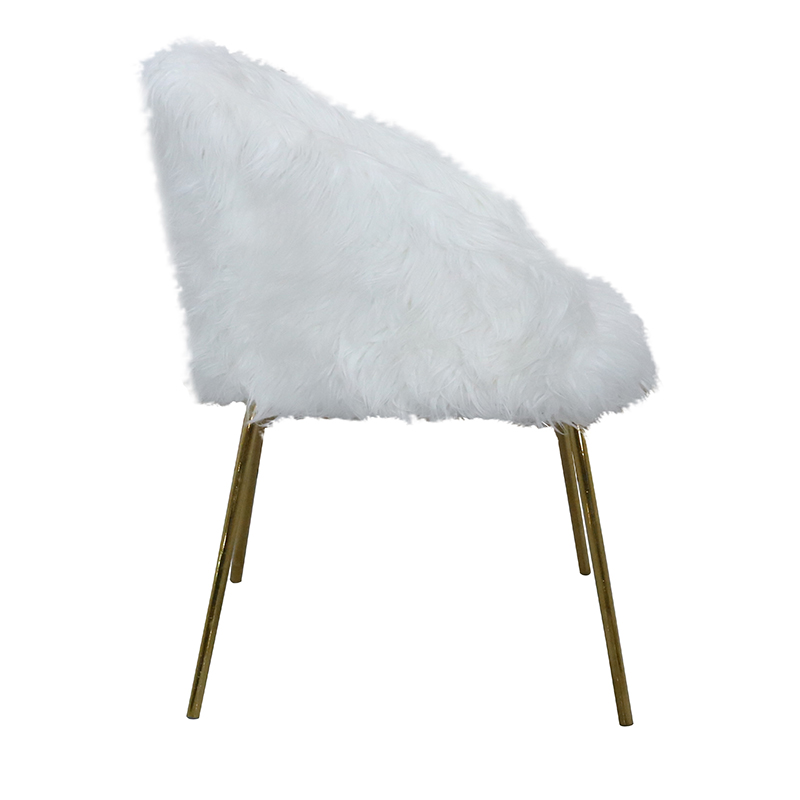 Домашняя мебель, удобные металлические ножки, для улицы и помещений, роскошный современный обеденный стул из промышленной ткани