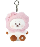 Porte-clés poupée coréenne BT série Fleur de Cerisier, mini porte-clés Kpop, porte-clés mignon pour sac à dos