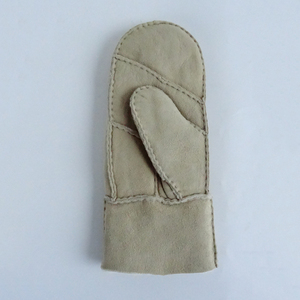 Vente en gros Grande remise Mitaines pour <span class=keywords><strong>femme</strong></span> Gants en fourrure d'agneau Gants en peau de mouton doublés à la main Gants en peau de mouton pour femmes - Product Image 5