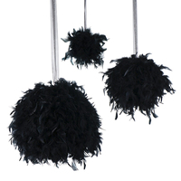 Coloré violet grande dinde plume boule de noël pour arbre de noël ornement Festival automne décor fête vacances approvisionnement cadeaux artisanat