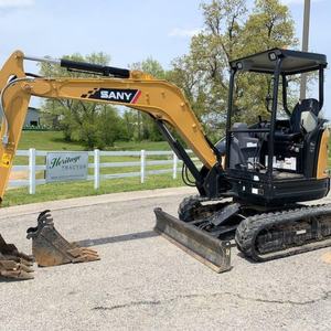 Mini-excavatrice sur chenilles hydraulique SANY SY35U 26U avec moteur Yanmar, pince à changement rapide, caoutchouc, capacité de 3 tonnes - Product Image 3