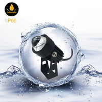 Projecteurs muraux LED extérieurs Éclairage paysager 3W Projecteurs 220V IP65 Étanche un faisceau de lumière
