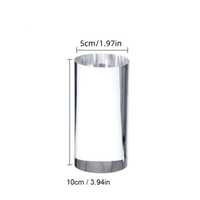 Accessoires de photographie en cristal solide transparent et poli, écologiques, sur le thème de l'iceberg, pour la présentation de bijoux de boutique et le rangement de cosmétiques