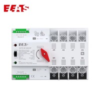 Commutateur de transfert automatique triphasé double alimentation EATS-W, commutateur de transfert basse tension PA66 ABS, commutateur de transfert double alimentation