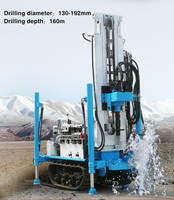Foreuse rotative pour puits d'eau HY-160 de Chine, foreuse pour puits d'eau