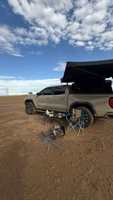 Toldo para Camioneta Todoterreno con 270 Grados de Cobertura °   Toldo con Iluminación LED para Acampar al Aire Libre