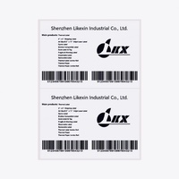 Étiquettes autocollantes brillantes A4 haute qualité pour imprimantes jet d'encre et laser, idéales pour codes-barres - Vente flash