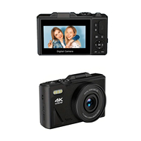 ZIHOTEK Layar Lipat 3.0 Inci 180 Derajat 18X Zoom Digital 4K USB & untuk Kamera Digital untuk Fotografi Vlogging Live Streaming