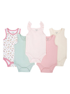 Mameluco Informal Estampado 100% Algodón para <span class=keywords><strong>Bebé</strong></span> Recién Nacido con Cierre de Botones y Estampado de Dibujos Animados - Product Image 5