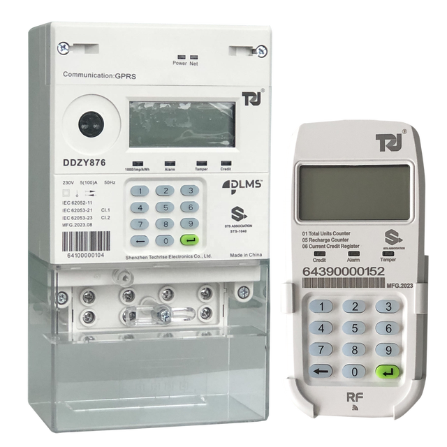 New SPLIT Prepaid Meter with CIU Plug &Play GPRS&RF Design Replaceable Battery Kwh Meter Single Phase Meter AMI/AMR Smart Meter