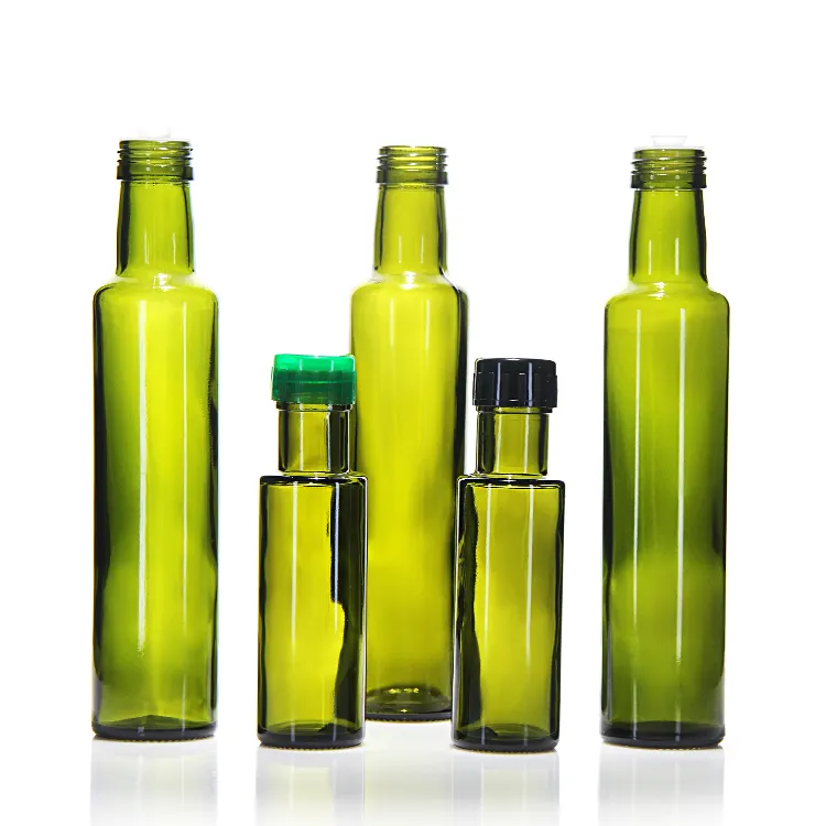 Hot Sale Mini 50ml 100ml 200ml Olivenöl Glasflaschen mit Kork