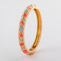 Bracelet en alliage pour femme de haute qualité, bracelet ovale, style rétro tendance, bracelet ouvert