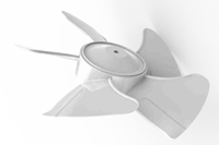 Ventilateur d'extraction d'air axial compact silencieux APB15-S1 électrique 300m/h avec roulement à billes pour toilettes