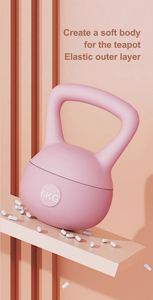 Renkli PVC çevre dostu malzeme ısmarlama tanımlama kadın ayarlanabilir yumuşak <span class=keywords><strong>Kettlebells</strong></span> için uygundur - Product Image 6
