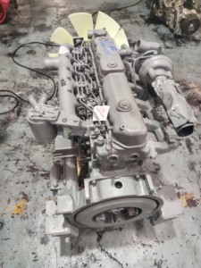 Moteur diesel d'occasion authentique Mitsubishi 6D34, ensemble complet pour excavatrice, en bon état de marche - Product Image 3