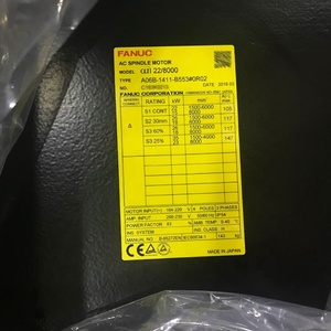 A06B-1411-B553 อุปกรณ์เสริมระบบเครื่องจักร FANUC ของแท้ แบรนด์ใหม่ มอเตอร์ AC สแตนเลส สตีล ญี่ปุ่น รับประกันหนึ่งปี - Product Image 2