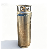 Réservoir Dewar industriel vertical en acier inoxydable soudé, isolé, automatique, pour oxygène liquide, azote, argon, CO2, 175L, 195L, 210L