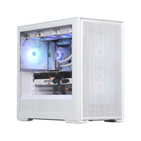 Best Selling Tempered Glass Desktop Gaming PC Case Micro Tower Black/White USB Interface New External Computer Case