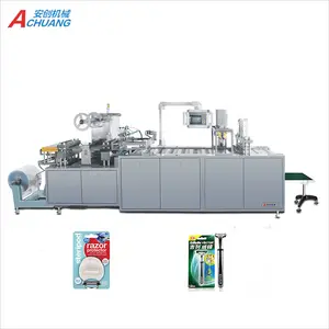 Semi-Automatic Manual Blister Card packing machine for Toy Bulb Razor Brake pads scrubber blister packaging