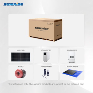 Hệ thống năng lượng mặt trời 6KW Cung cấp hệ thống năng lượng mặt trời năng lượng xanh hệ thống năng lượng mặt trời lai cho các dự án ngoài trời dân cư gia đình - Product Image 4